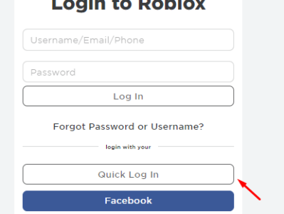 ROBLOX Adds Quick Login Feature